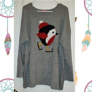 Woman Within Penguin Sweater